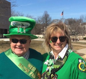 Mayor Pradel and Patty